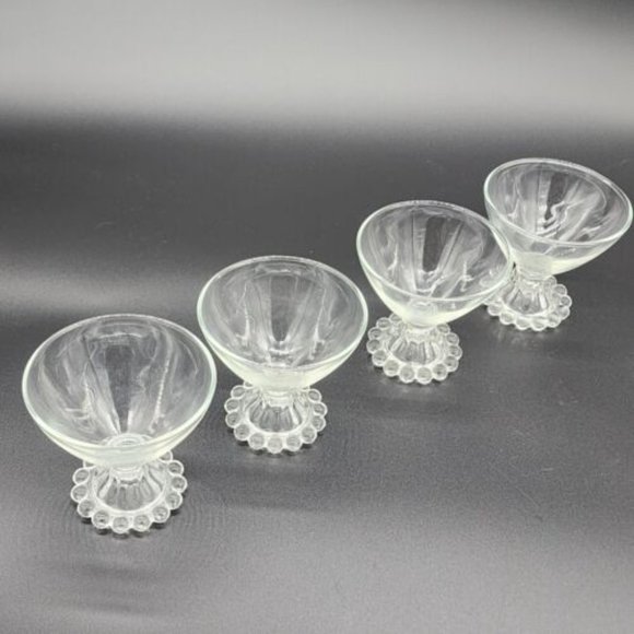 Vintage Anchor Hocking Berwick - Boopie Tall Sherbet Champagne Glasses (4) - Picture 2 of 4